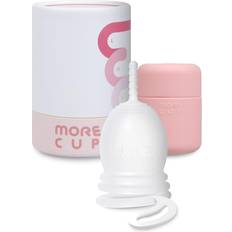 Menstrual Cups 100% Silicone Menstrual Cups, Adjustable & Self Customizable with 3-Stage Flow Wash