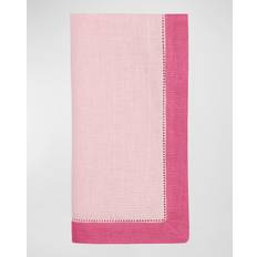 Pink Cloth Napkins SFERRA Color-Block Set Cloth Napkin Pink