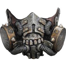 Grau Masken Ghoulish Productions Doomsday Gas Mask Brown/Gray