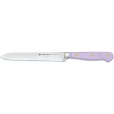 Wüsthof Classic 5-Inch Serrated Utility Knife, Purple Yam