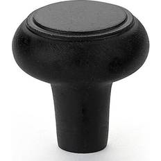 Emtek Bronze Barn Cabinet Knob 1 in Flat Black 1pcs