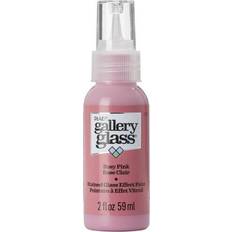 Pink Glass Colours Plaid Gallery Glass Paint Rosy Pink 2 oz