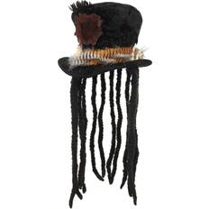 Elope Witch Doctor Plush Costume Hat with Dreadlocks