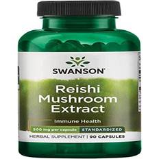 Swanson Kosttilskud Swanson Reishi Mushroom Extract 500 mg 90 Caps 90 stk