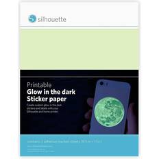 Silhouette Toimistotarvikkeet Silhouette Printable Glow-in-the-Dark Sticker Paper Set of 1