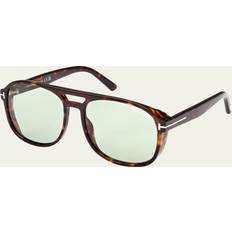 Tom Ford Unisex Sunglasses Tom Ford Rosco Sunglasses 52N - Dark Havana