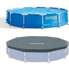 12 foot above ground pool Intex 12 foot x 30 in. above ground pool 12 foot round pool cover