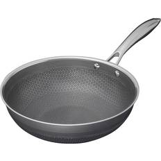 Victrola HexClad Hybrid Nonstick Wok 10-Inch Stay-Cool Handle Dishwasher Saf