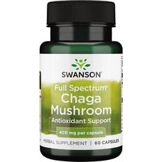 Swanson FULL SPECTRUM CHAGA MUSHROOM, 400MG