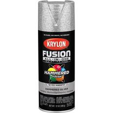 Krylon Fusion All-In-One Spray Paint Hammered Silver 12 oz