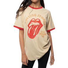 Orange - Unisex Tops Rolling Stones US Tour 78 Ringer T-shirt - Orange