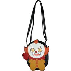 Circus & Clowns Accessories Evil Clown Purse Accessory Black/Orange/White