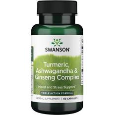 Swanson Complexe de Curcuma Ashwagandha et Ginseng 60 Caps