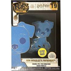 Figurinen Funko Harry Potter Wizarding World Ron Weasley Patronus Glow-in-the-Dark Large Enamel Pop! Pin #19