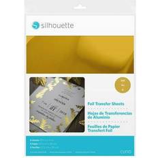 Gold Fotopapier Silhouette 8.5"x11" foil transfer sheets 6/pkg-gold