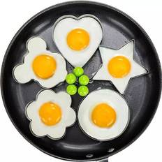 Aluminum Chocolate Molds 5Pcs Fried Egg Stick Ring Chocolate Mold