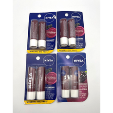 Jojoba Oil Lip Balms Nivea Tinted Lip Care Blackberry 2 Pack 4.8 g