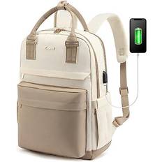 Laptop Backpack 15.6" - Khaki/Pinkish Beige