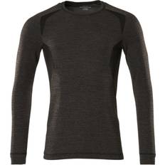 Cotton - Men Base Layers Mascot Crossover Functional Under Shirt - Dark Anthracite/Black