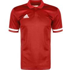 Röda - Tennis Pikétröjor adidas Team 19 Polo Shirt - Red