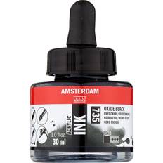 Svarte Maling Amsterdam Acrylic Ink Bottle Oxide Black 30ml