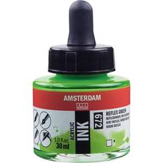 Amsterdam Farben Amsterdam Acrylic Ink Bottle Reflex Green 30ml