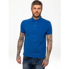 Kruze By Enzo Men's Short Sleeve Polo Shirts - Royal