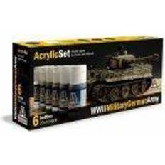 Italeri 433AP 510000433 – akrylset WWII Military German Army, vit