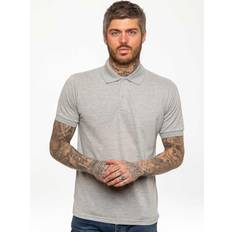 Kruze By Enzo Men's Short Sleeve Polo Shirts - Grey