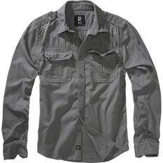 Brandit Vintage Långärmad Uniformsskjorta Charcoal, 4XL