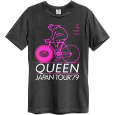 Queen Japan Tour Amplified Vintage Charcoal t Shirt