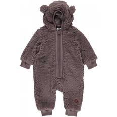 Lila Fleeceoveraller Barnkläder Müsli Fleece Suit with Zipper - Grape (1584057700-018140901)