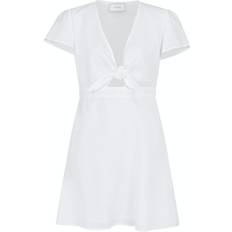 Neo Noir Hvid Kjoler Neo Noir Diara Linen Dress - White