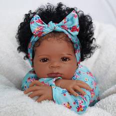 Black baby doll Lifelike Reborn Black Girl 46cm