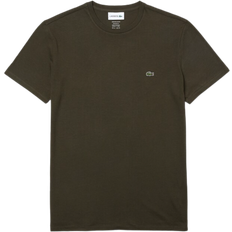 Lacoste Men's Crew Neck Pima T-shirt - Khaki Green