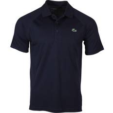 Lacoste Men's SPORT Breathable Abrasion-Resistant Interlock Polo Shirt - Navy Blue