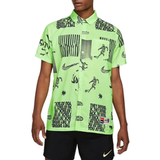 Golf - Green T-shirts Nike F.C Dri-Fit Button Down Soccer Shirt - Green
