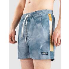 Vans Herren Bademode Vans Primary Wave Elastic Boardshorts Teal Herren Blau, Größe Blau