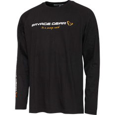 Tshirt savage gear Savage Gear Long Sleeve T-shirt Black