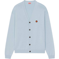 Kenzo Boke Flower Crest Cardigan - Turquoise
