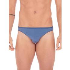 Elastane/Lycra/Spandex - Men Knickers Hom Micro Briefs Underwear - Blue Jeans