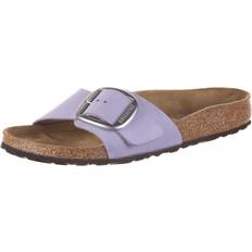 Birkenstock Madrid Big Buckle Purple Flog Nubuck Leather Mules