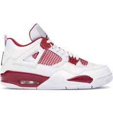 Black jordan 4 Nike Air Jordan 4 Retro M - White/Black/Gym Red