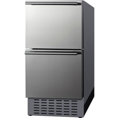 Summit ADRD18H34 18" Wide 2-Drawer All-Refrigerator Gray