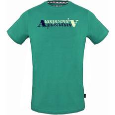 Aquascutum T-shirts Aquascutum Reflection Logo T-shirt - Green