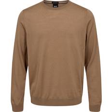 Merino Wool Jumpers HUGO BOSS Slim-Fit Wool Jumper - Medium Beige