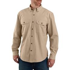 Carhartt Beige Kläder Carhartt Chambray Hemd - Beige