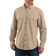 Brun - Herre Skjorter Carhartt Chambray Skjorte - Dark Tan