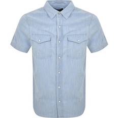 True Religion Men Shirts True Religion Big T Western Shirt - Blue