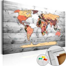 Artgeist Billede kork Direction World Plakat